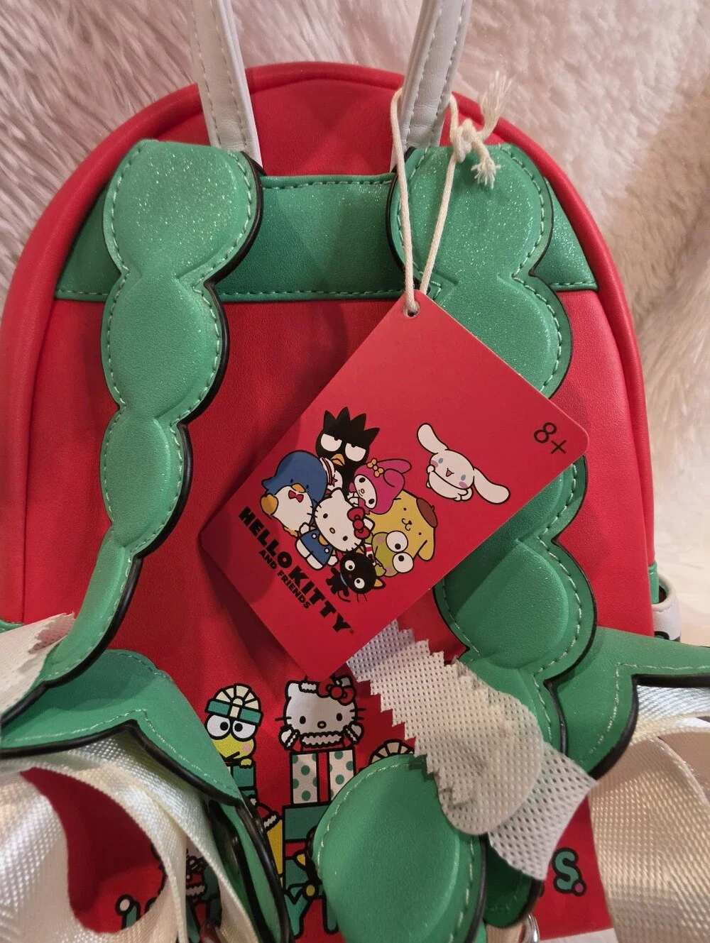 Loungefly Sanrio Hello Kitty & Friends Christmas Wreath Mini Backpack & Wallet